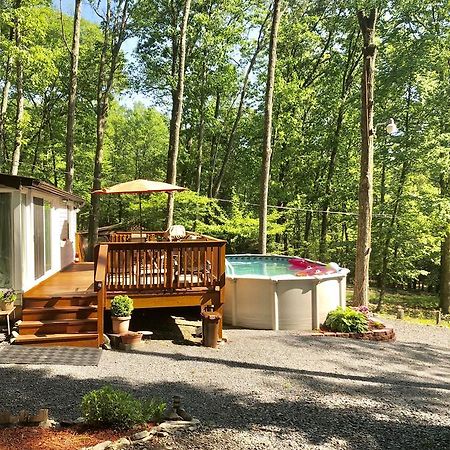 Pocono Cabin With Private Pool At Shawnee Mtn East Stroudsburg Eksteriør billede