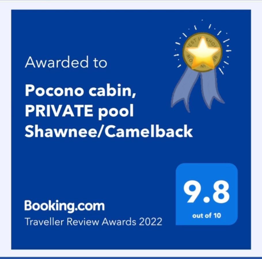 Pocono Cabin With Private Pool At Shawnee Mtn East Stroudsburg Eksteriør billede