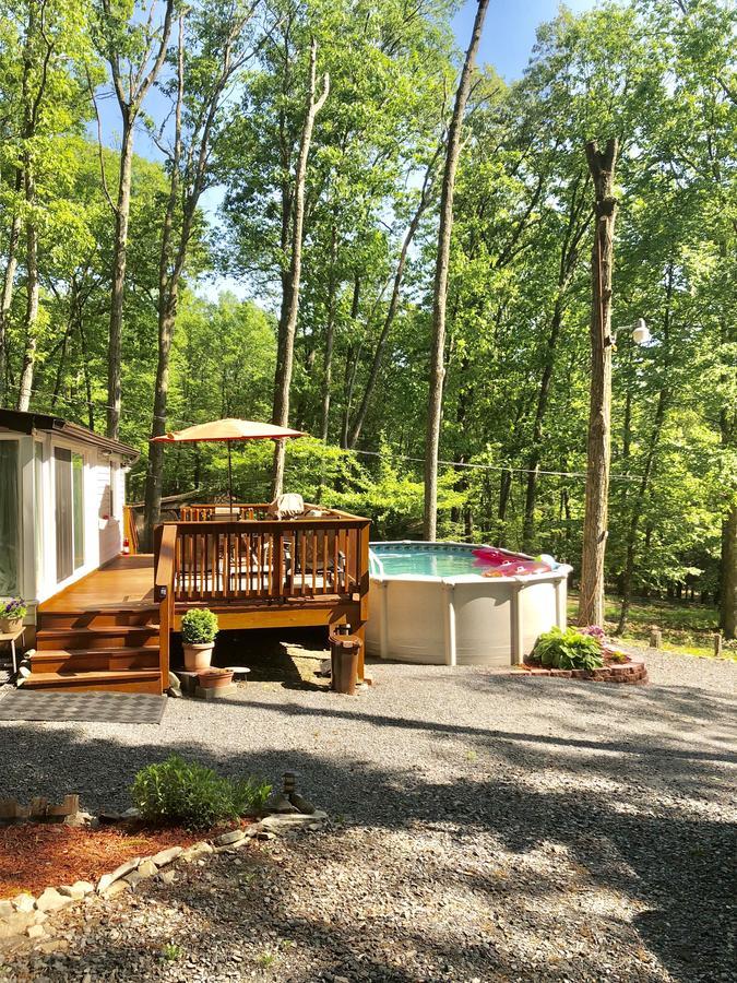 Pocono Cabin With Private Pool At Shawnee Mtn East Stroudsburg Eksteriør billede